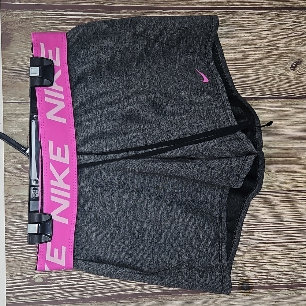 Women’s Nike Drawstring Shorts XS Gray Pink